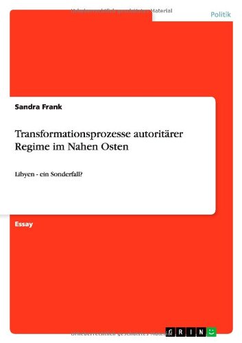 Cover for Frank · Transformationsprozesse autoritär (Buch) [German edition] (2011)