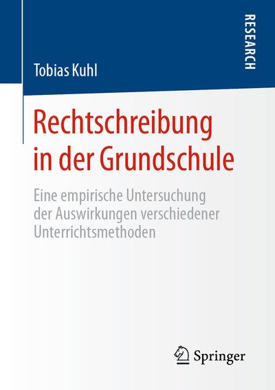 Cover for Kuhl · Rechtschreibung in der Grundschule (Bog) (2020)