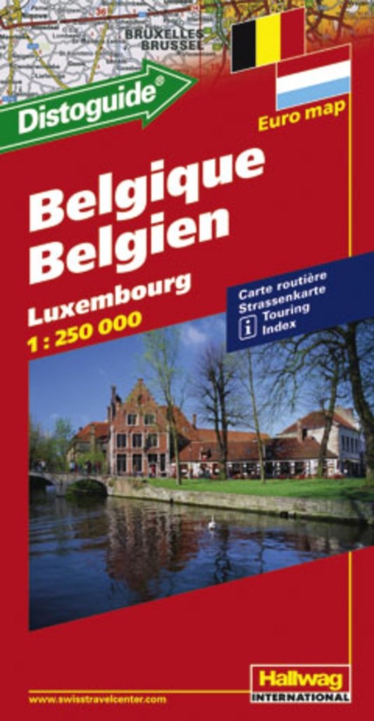 Cover for Rand Mcnally · Hallwag Straßenkarte Belgien, Luxembour (Buch) [Folde ud bog] (2001)