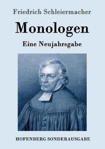 Cover for Schleiermacher · Monologen (Bog) (2016)
