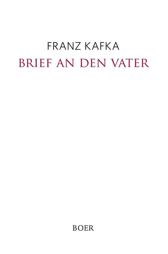 Cover for Kafka · Brief an den Vater (Book)