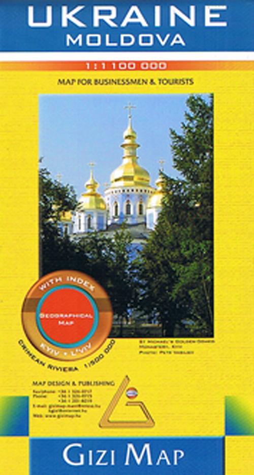 Cover for Gizi Map · Gizi Map for Businessmen &amp; Tourists: Ukraine Moldova (Innbunden bok) (2012)