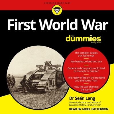 Cover for Sean Lang · First World War for Dummies (CD) (2019)