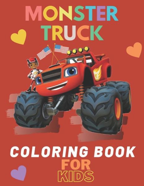 Cover for Karim El Ouaziry · Monster Truck Coloring Book (Paperback Book) (2020)