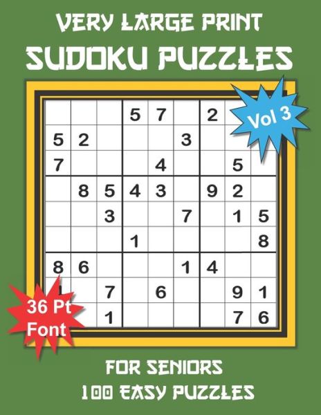 Cover for Youdosudo · Very Large Print Sudoku Puzzles for Seniors (Paperback Book) (2020)