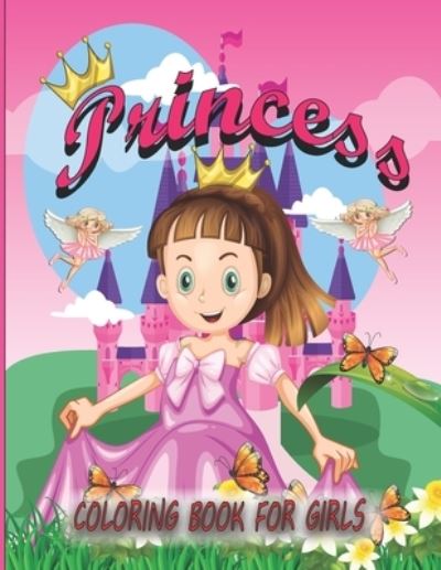 Cover for Student Book · Princess Coloring book for girls (Paperback Book) (2020)