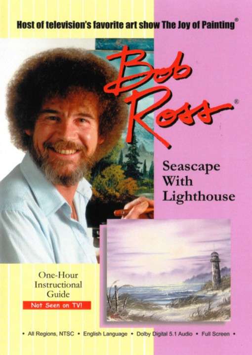 Cover for Bob Ross the Joy of Painting: Seascape with (DVD) (2014)