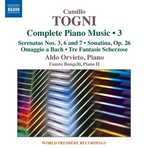 Cover for C. Togni · Complete Piano Music 3:serenatas No.3,6,7... (CD) (2016)