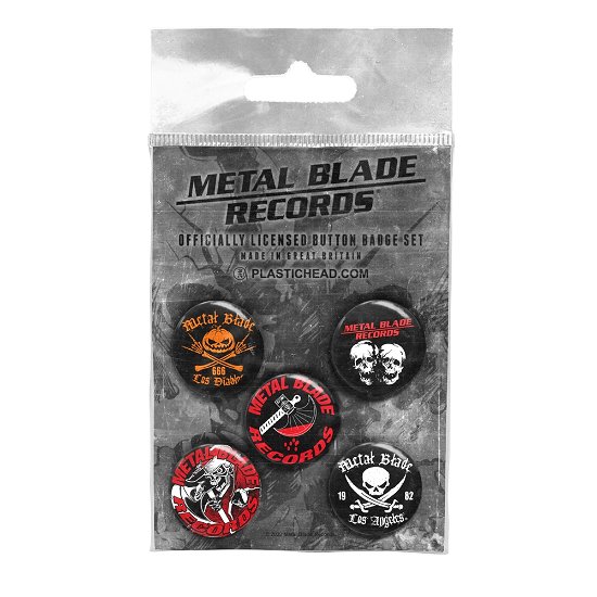 Button Badge Set - Metal Blade Records - Merchandise - PHM - 0803341569072 - 10. juni 2022