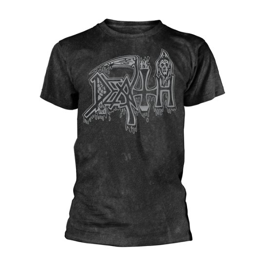 Cover for Death · Silver Logo (T-shirt) [size XXL] [Black edition] (2020)