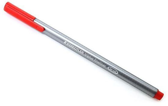 Cover for Staedtler® · Staedtler triplus fineliner 334/334-2, rot (Tillbehör) (2017)