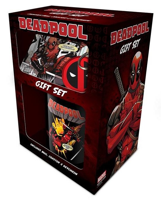 Deadpool Merc Goals Mug Coaster Keychain Gift Set Merch - Deadpool Merc Goals Mug Coaster Keychain Gift Set Merch - Merchandise - MARVEL - 5050293852072 - February 7, 2019