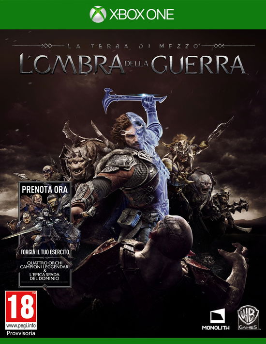 Cover for La Terra Di Mezzo: L'Ombra Della Guerra · Xbox One (GAME)