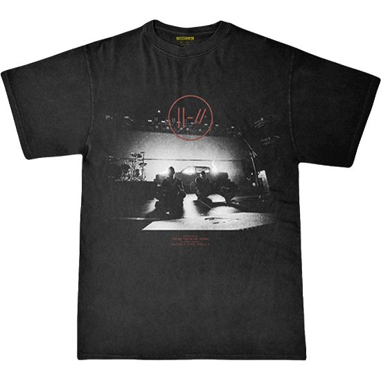 Twenty One Pilots Unisex T-Shirt: Dark Stage - Twenty One Pilots - Produtos -  - 5056368646072 - 