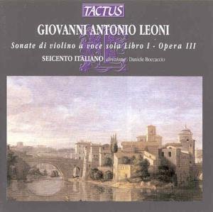 Sonate Di Violino a Voc - Leoni - Musik - TACTUS - 8007194200072 - 2000