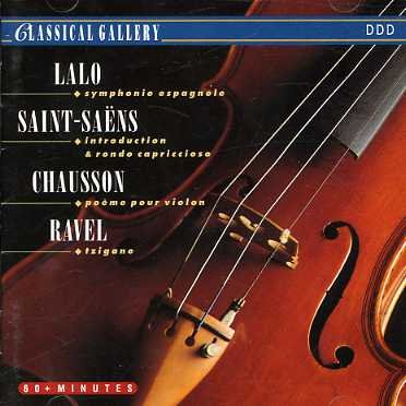 Cover for Lalo / Saint-Saens / Chausson / Ravel · Symphonie / Introduction / Poeme / Tzigane (CD) (2016)