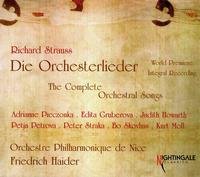 Cover for Richard Strauss · Die Orchesterlieder (CD) (2011)