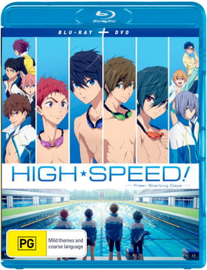 High Speed! Free! Starting Days the Movie DVD / Blu-ray Combo - Blu - Elokuva - COMEDY - 9322225246072 - perjantai 12. elokuuta 2022