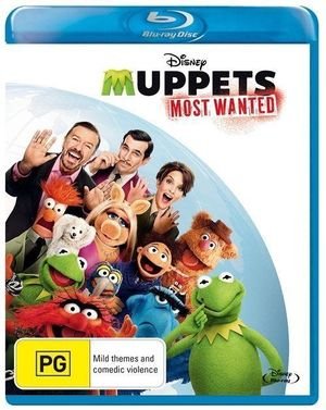 Cover for Muppets Most Wanted (Blu-ray) (2022)