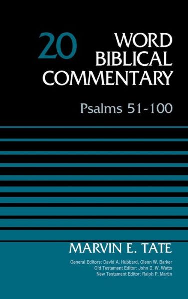 Cover for Marvin Tate · Psalms 51-100, Volume 20 - Word Biblical Commentary (Hardcover Book) (2015)