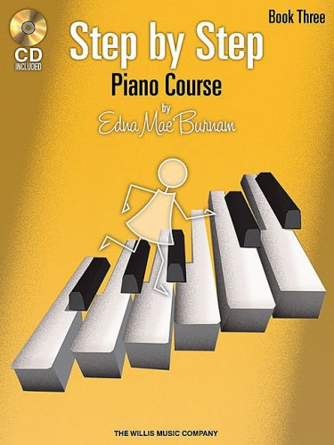 Cover for Edna Mae Burnam · Step by Step Piano Course - Book 3 with CD (Book) (2008)