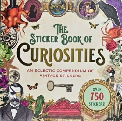 Cover for Inc Peter Pauper Press · Sticker Book of Curiosities (Book) (2023)