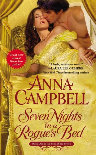 Cover for Anna Campbell · Seven Nights in a Rogue's Bed - Sons of Sin (Paperback Book) [Original edition] (2012)