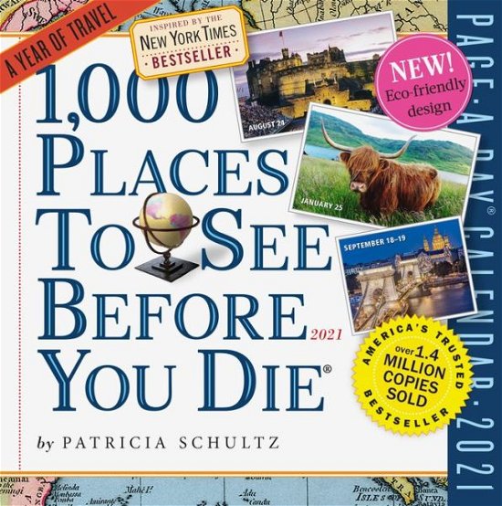 Cover for Patricia Schultz · 2021 1,000 Places to See Before You Die Colour Page-A-Day Calendar (Calendar) (2020)