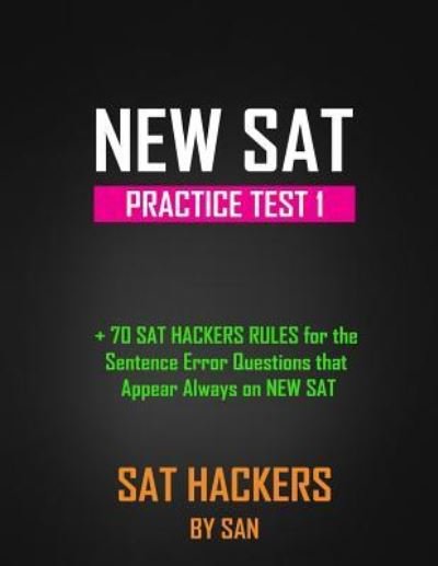 Cover for San · SAT Reading &amp; Writing Test 1 (Pocketbok) (2016)