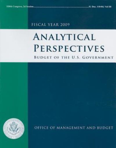 Cover for Office of Management and Budget · Analytical Perspectives (Book) (2008)