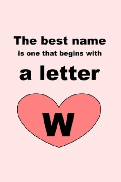 Cover for Letters · The best name is one that begins with a letter W (Paperback Book) (2019)