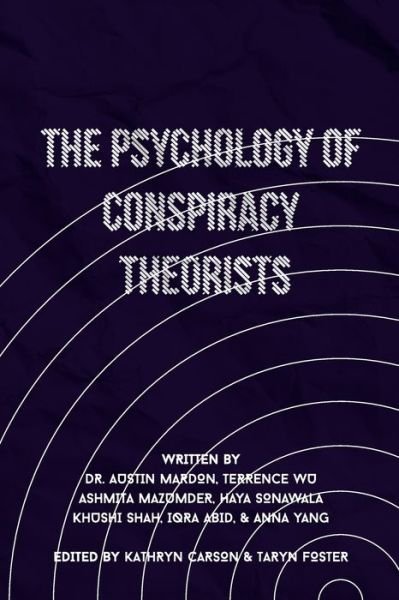 Cover for Austin Mardon · Psychology of Conspiracy Theorists (Book) (2021)