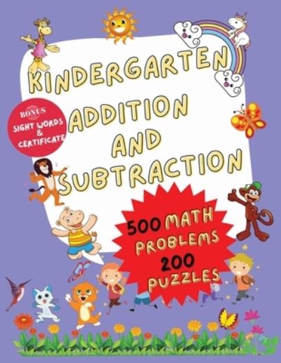 Cover for Garb Media Group · Kindergarten Math Addition and Subtraction (Book) (2021)