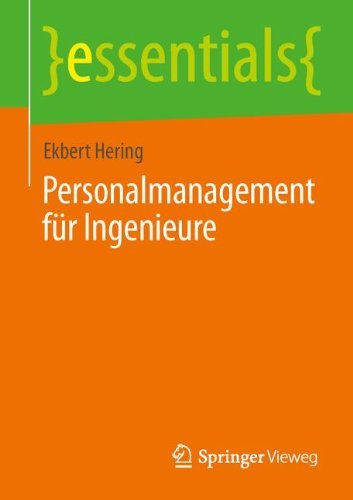 Personalmanagement Fur Ingenieure - Essentials - Ekbert Hering - Bøger - Springer Vieweg - 9783658049072 - 26. marts 2014