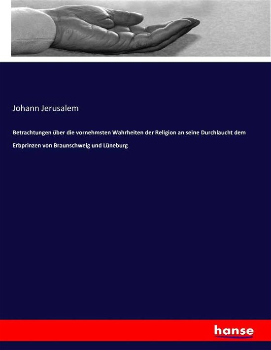 Cover for Jerusalem · Betrachtungen über die vorneh (Buch) (2016)