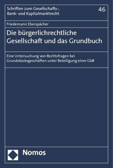 Cover for Zorn · Die bürgerlichrechtliche Gesellsch (Bog)