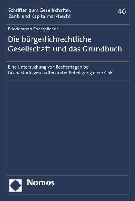 Cover for Zorn · Die bürgerlichrechtliche Gesellsch (Book)