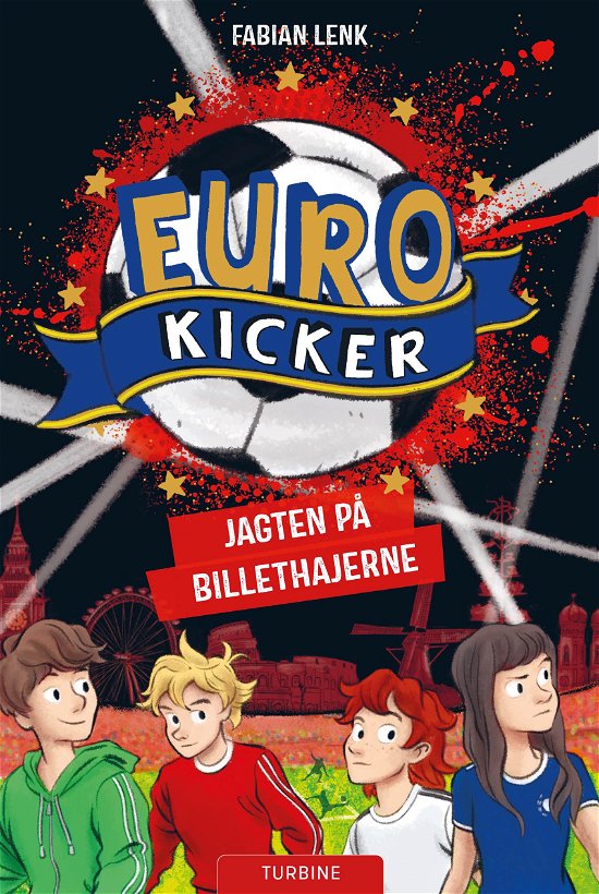 Cover for Fabian Lenk · Eurokicker – Jagten på billethajerne (Hardcover Book) [1.º edición] (2021)