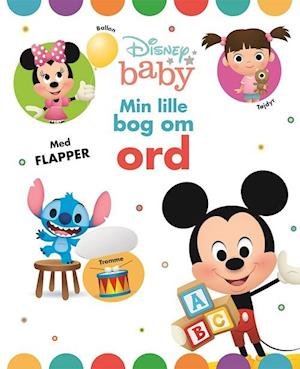 Cover for Karrusel Forlag · Disney Baby: Disney Baby Min lille bog om ord (Cardboard Book) [1.º edición] (2020)