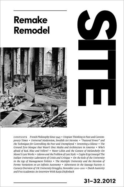 Cover for Karl Lyd N · Site 31-32: Remake Remodel (Paperback Book) (2012)