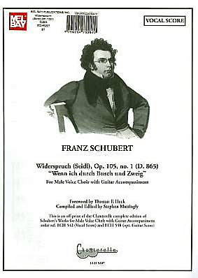 Cover for Franz Schubert · Franz Schubert: Widerspruch (Seidl), Op. 105, No. 1 (D. 865) &quot;Wenn Ich Durch Busch Und Zweig&quot; (Sheet music) (2011)