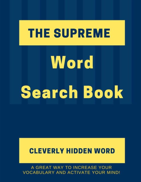 Cover for Marion Cotillard · The Supreme Word Search Book: for Adults - Large Print Edition: Over 200 Cleverly Hidden Word Searches for Adults, Teens, and More! (Paperback Book) (2022)