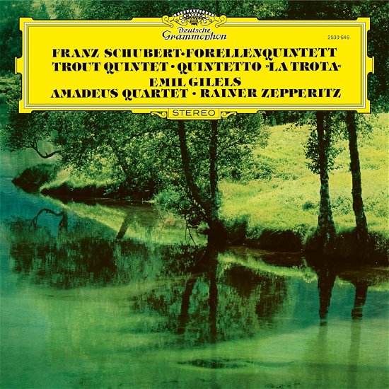 Cover for Emil Gilels / Rainer Zepperitz &amp; Amadeus Quartet · Schubert: Piano Quintet In A Major / D. 667 Trout (The Original Source Series) (LP) (2024)