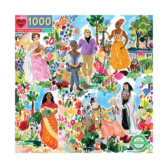 Eeboo - Poet\'s Garden (1000 Stukjes) - Eeboo - Merchandise - Eeboo - 0689196511073 - 