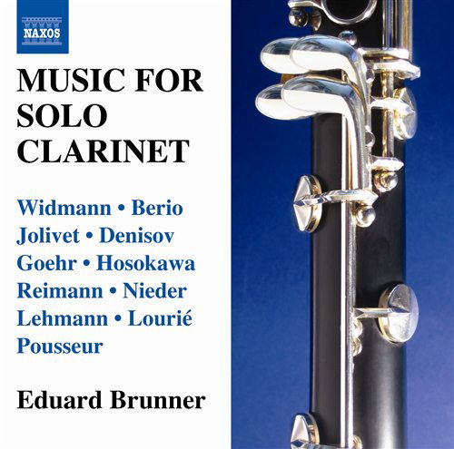 Cover for Eduard Brunner · Works for Solo Clarinet (CD) (2011)