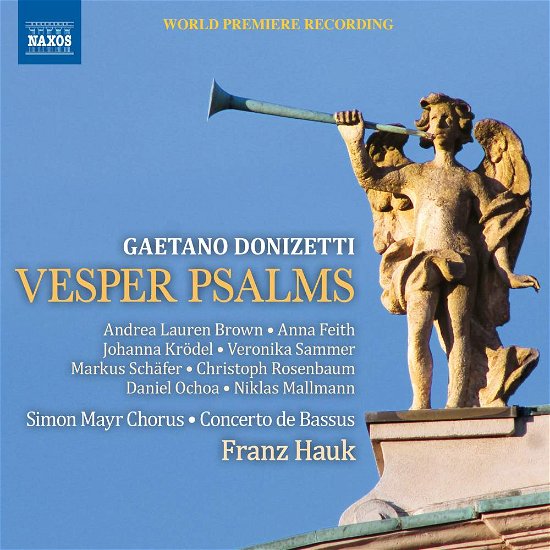 Gaetano Donizetti: Vesper Psalms - Mayr Chorus / Cto Bassus / Mayr - Musikk - NAXOS - 0747313391073 - 12. april 2019