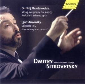 STRAVINSKY:String Sym.No,3Op73 - Sitkovetsky,dmitri / New Europea - Muziek - hänssler CLASSIC NXD - 4010276017073 - 18 april 2005