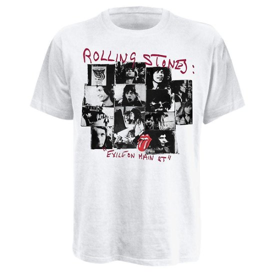 Cover for The Rolling Stones · Exile Frame White (T-shirt) [size M] (2010)