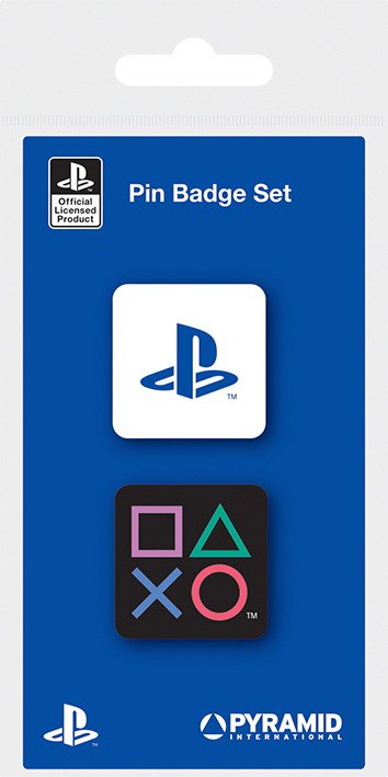 Playstation GIFT Button Badge Set 