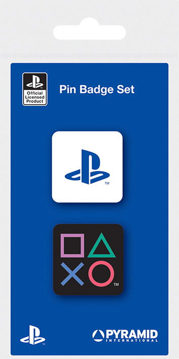 Cover for Playstation: Pyramid · Enamel Pin Badge Set (Spilla Smaltata) (MERCH)